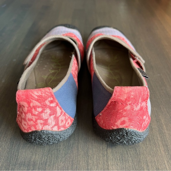 Keen Harvest Pink and Blue Mary Jane Loafer Shoes - Picture 3 of 8